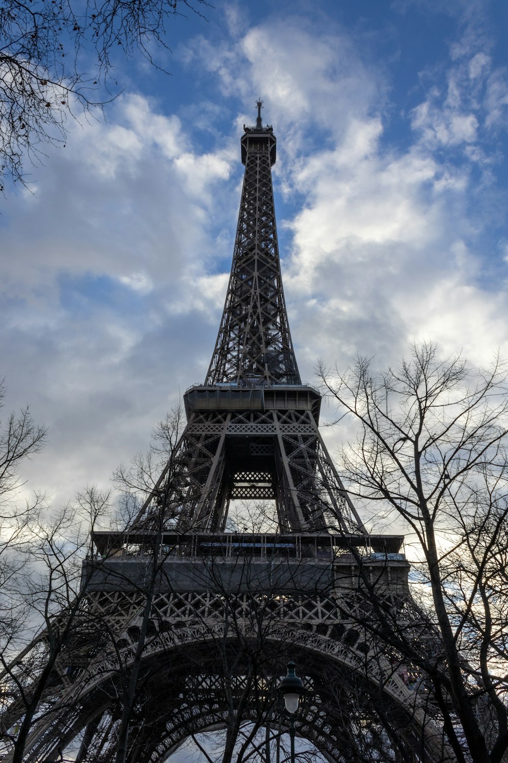 the eiffel tower towering over the city of paris