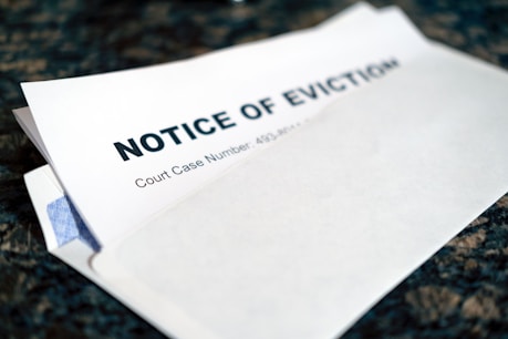 Florida eviction notice document representing residential landlord eviction process