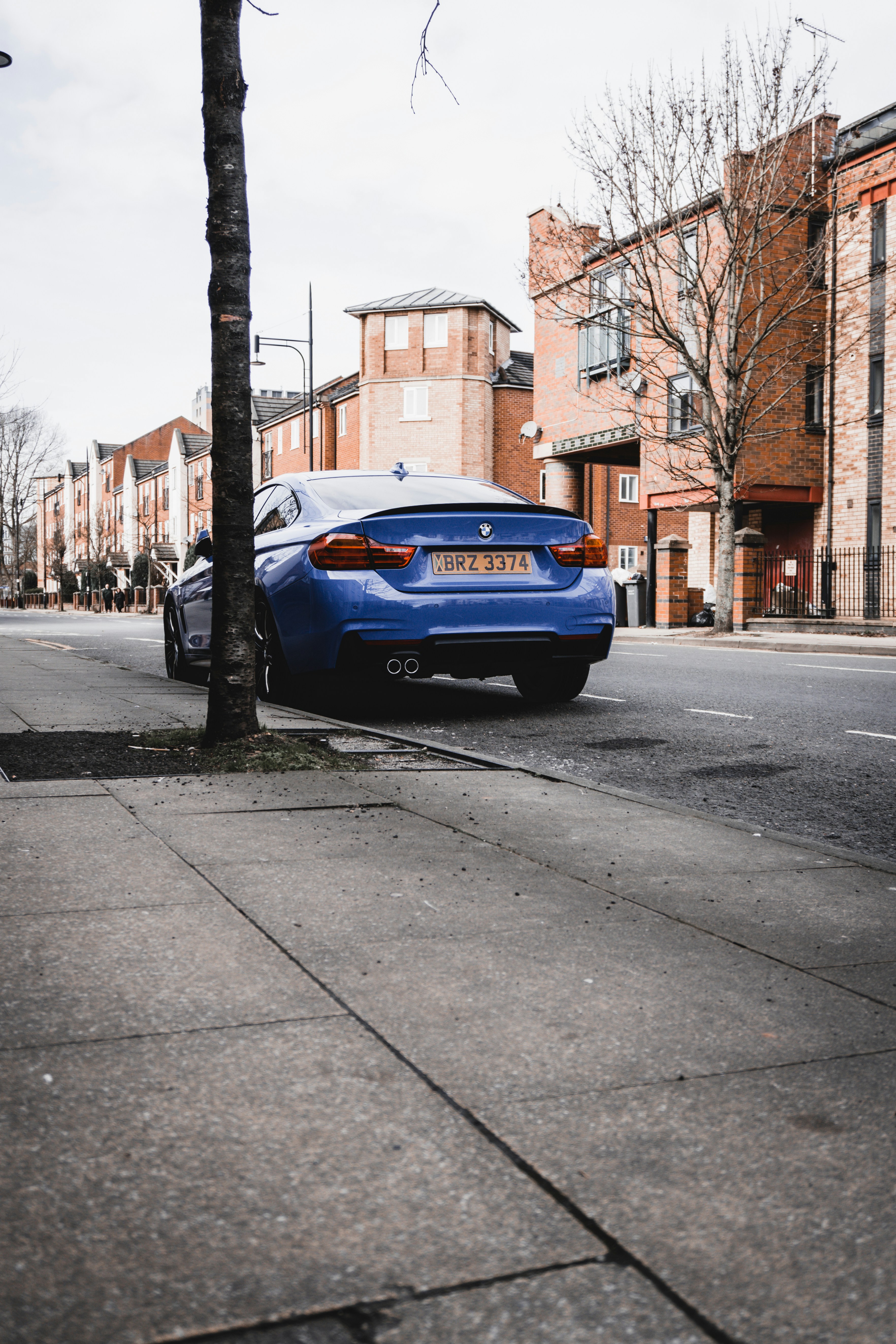 Blue Car Wrap