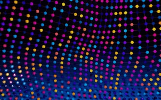 A colorful AI-created geometric pattern with sharp lines and contrasting hues.