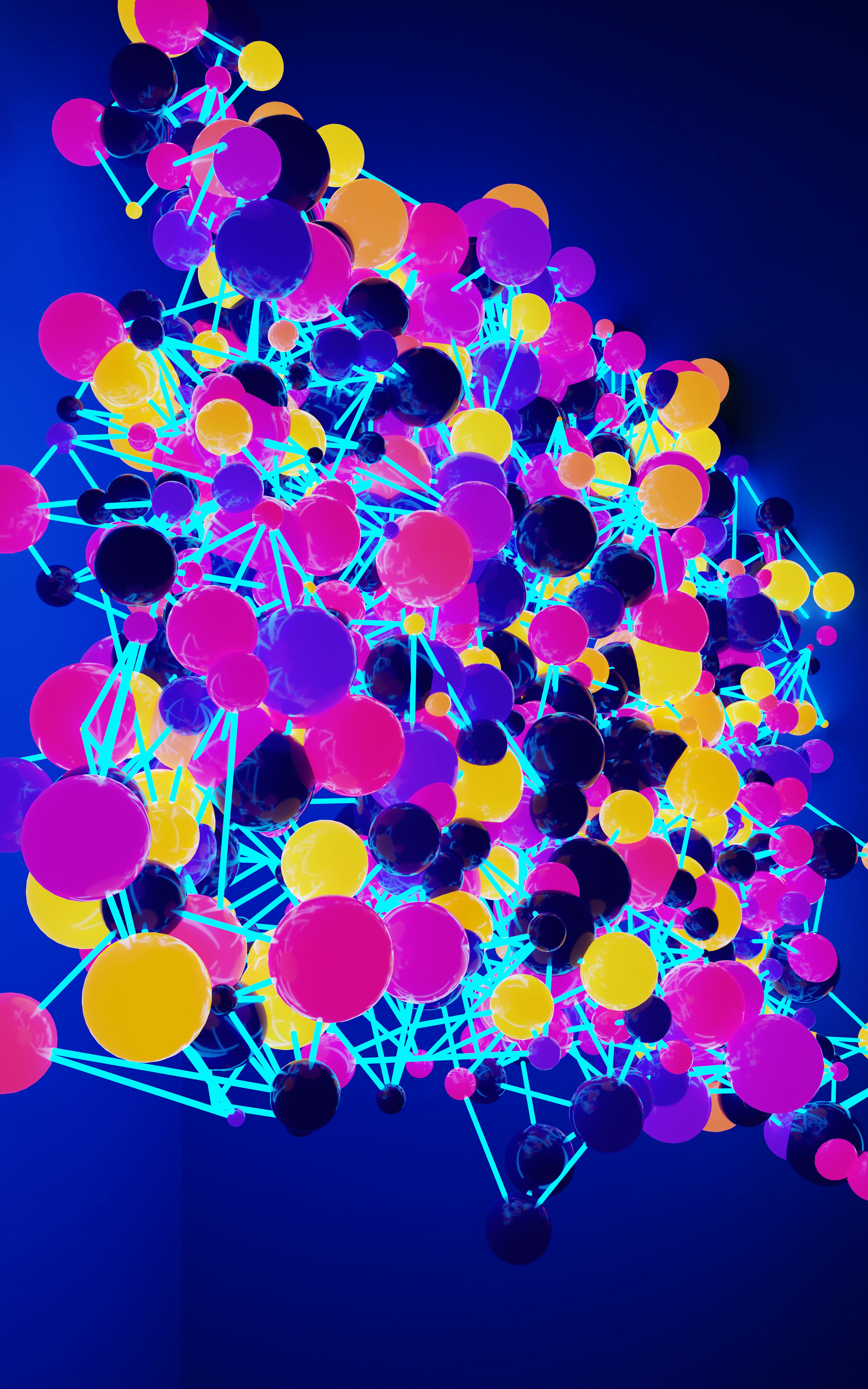 A bunch of balloons floating in the air photo – Free Pattern Image on ...