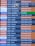 A flight departure board displaying various airlines and their scheduled flights. The board shows destinations, companies such as EasyJet, Ryanair, and Wizz, departure times, and status updates like 'Gate Closed', 'Estimated', or 'Boarding'. The background color for EasyJet is orange, Ryanair is blue, and Wizz is purple, with corresponding flight status updates in different colors.
