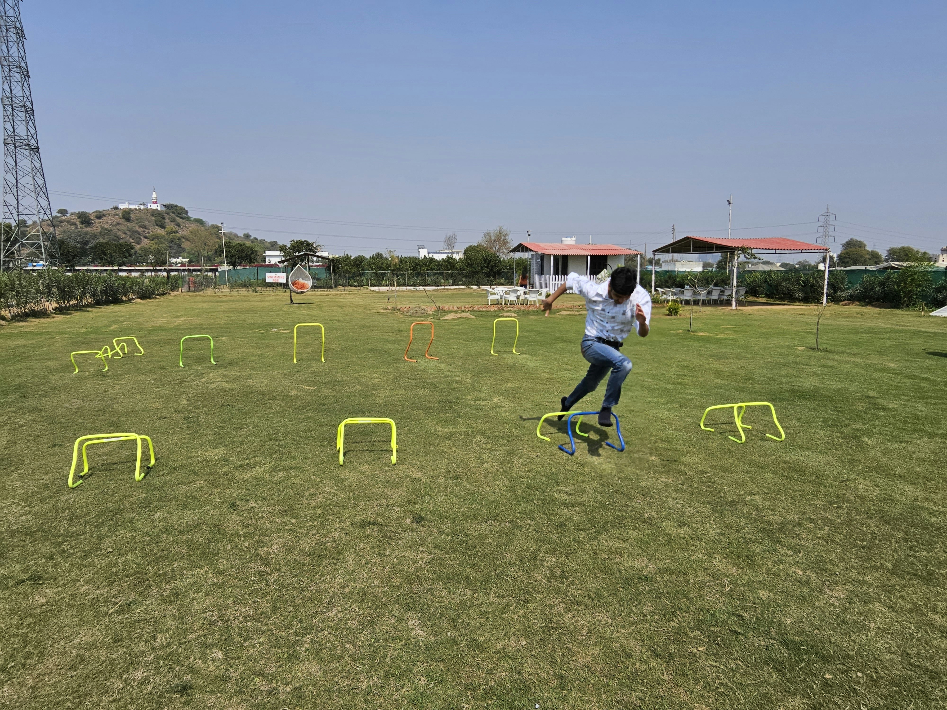 A person solving problems on a whiteboard.