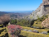 A scenic landscape design displayed at an exhibition.