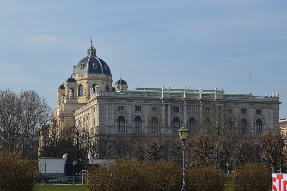 a large building with a dome on top of it