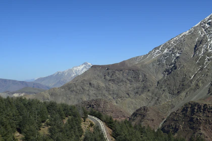 Carretera de montaña de Ourika