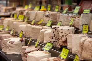Display of multiple halal certification documents arranged neatly on a table.