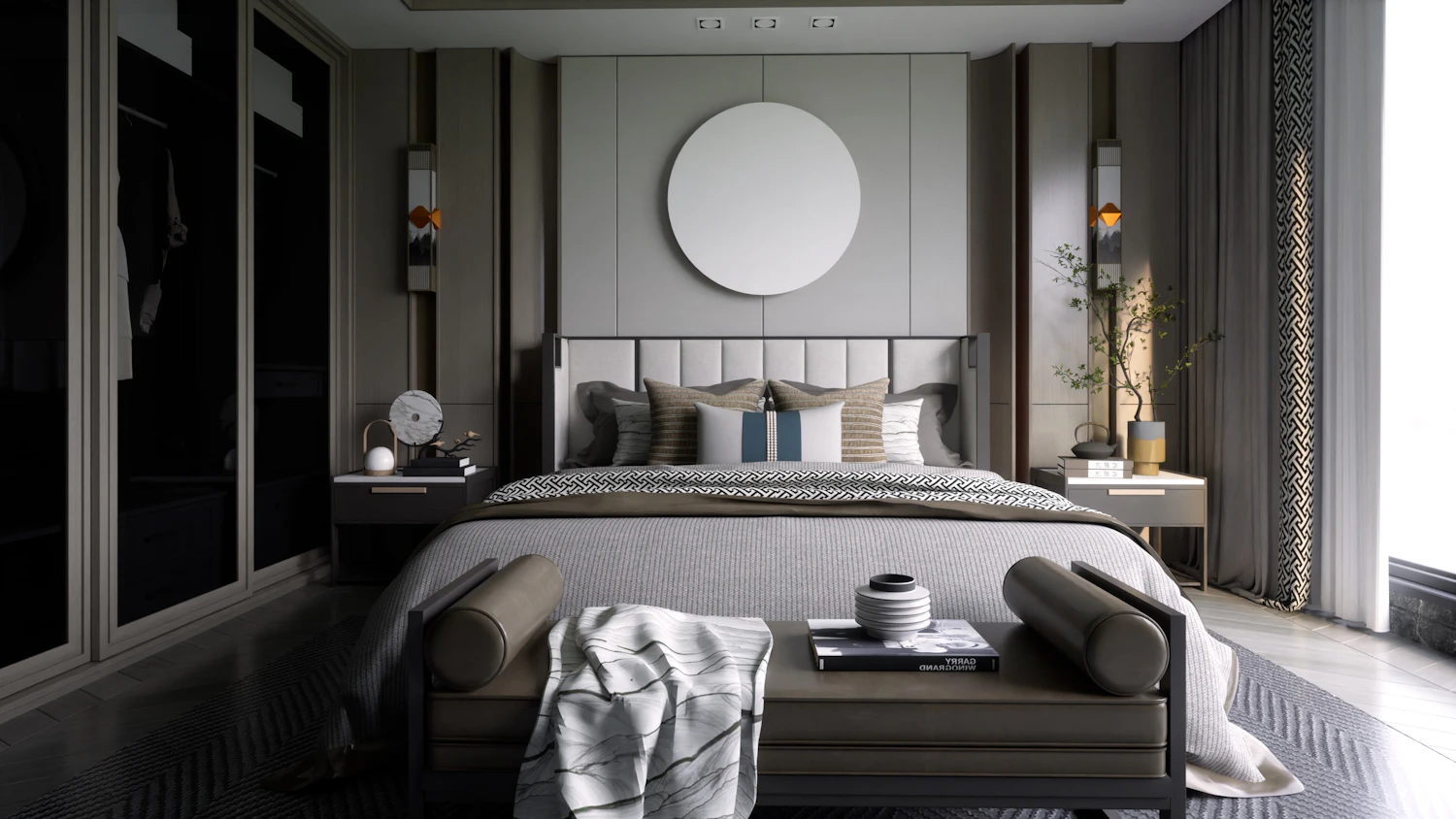 Photo of a similar item: AMERLIFE Channel Tufted Velvet Platform Bed, Queen