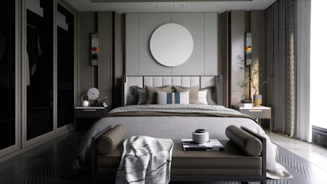 Photo of a similar item: AMERLIFE Channel Tufted Velvet Platform Bed, Queen