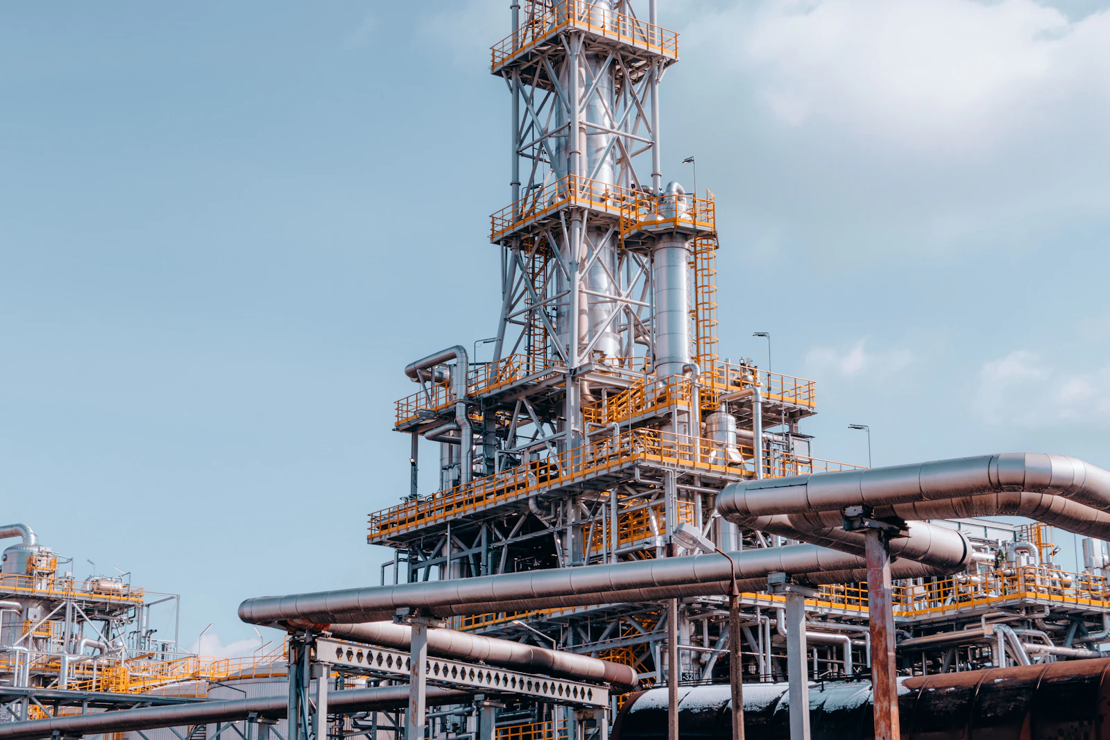 Clean piping interfaces at a process plant