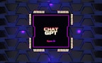 A digital rendering of an electronic circuit board, with a central black chip featuring the text 'CHAT GPT' and 'Open AI' in gradient colors. The background consists of a pattern of interconnected triangular plates, illuminated with a blue and purple glow, adding a futuristic feel.