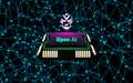 Abstract digital network representing secure AI connections