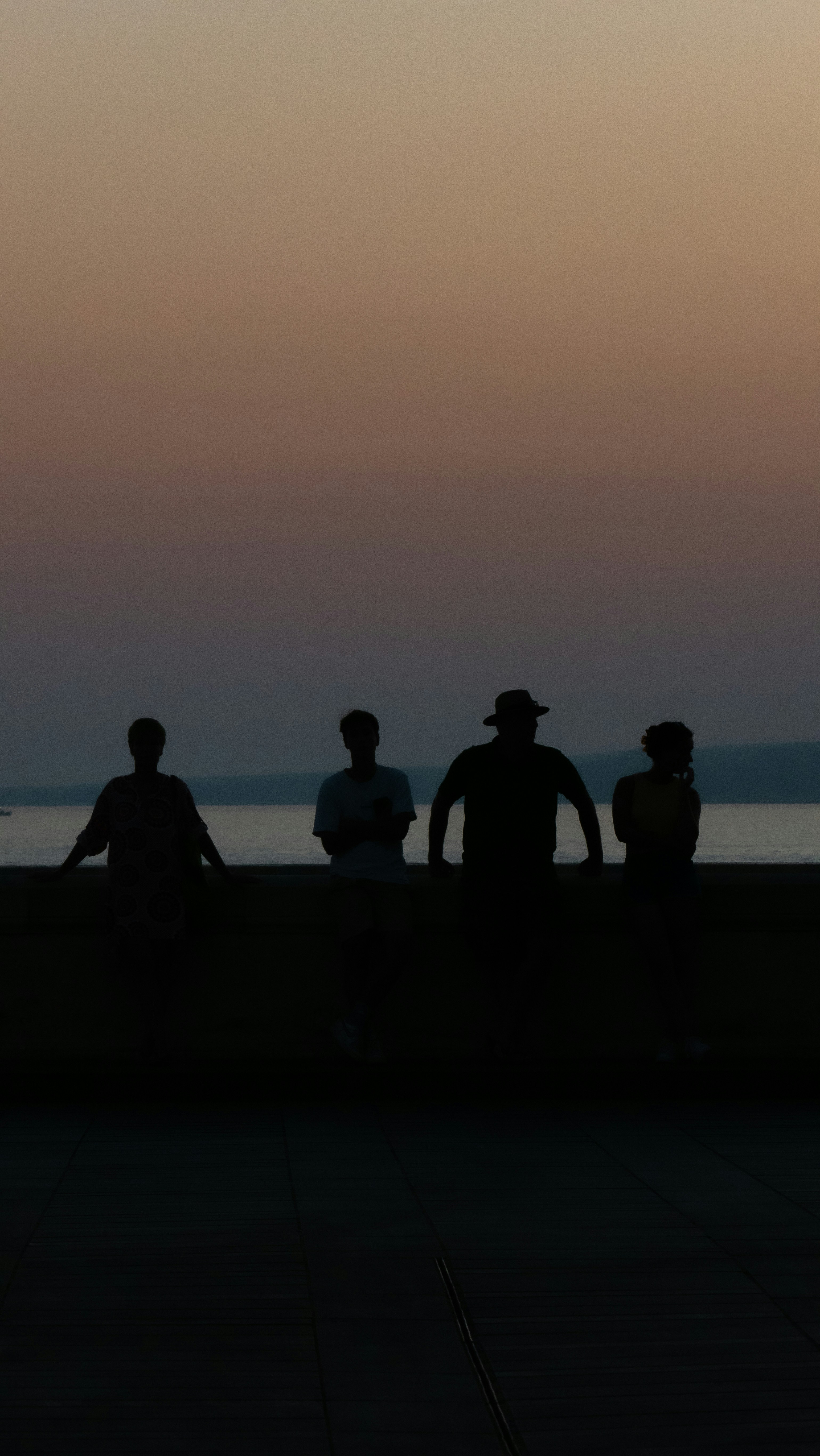 a group of people standing next to each other