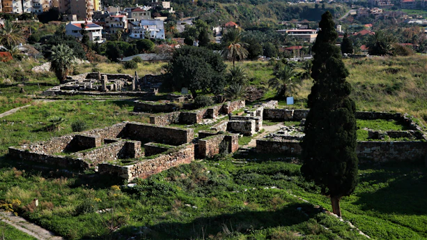 the ruins of the ancient city of pompei