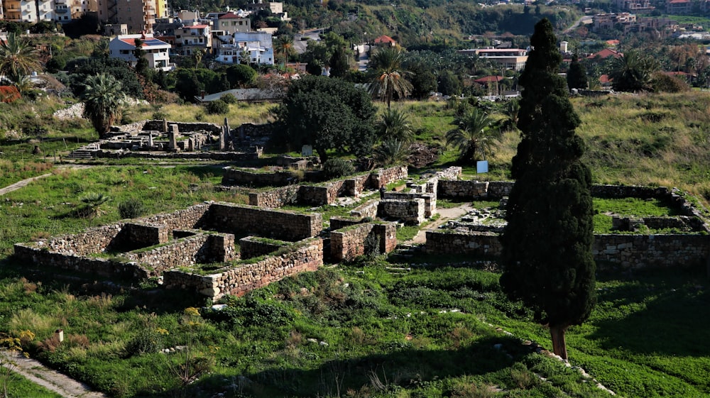 the ruins of the ancient city of pompei