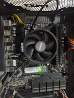 A collection of high-tech motherboards for AMD and Intel sockets arranged neatly.