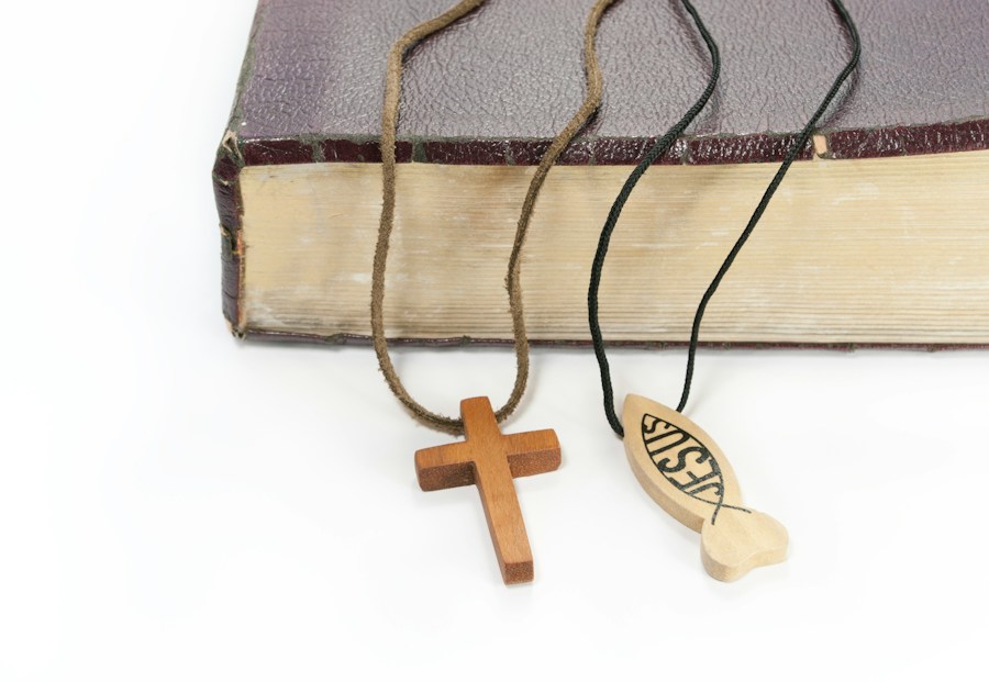 Olivewood Cross Necklace