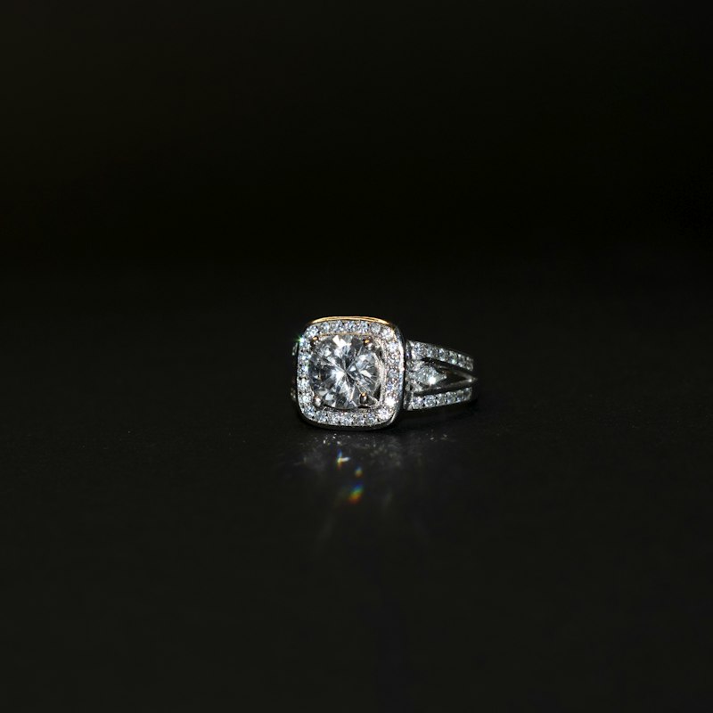 Black Diamond Trim Wedding Band