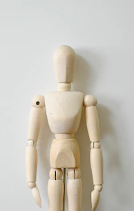 wooden mannequin symbolizing somatic awareness