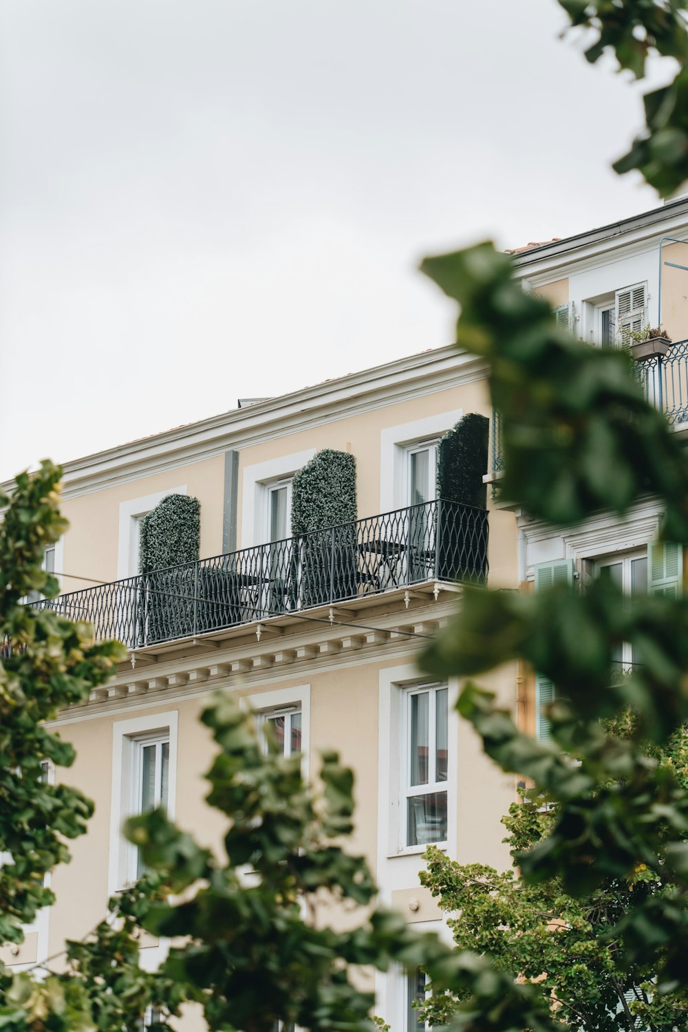 a building with balconies on the balconies