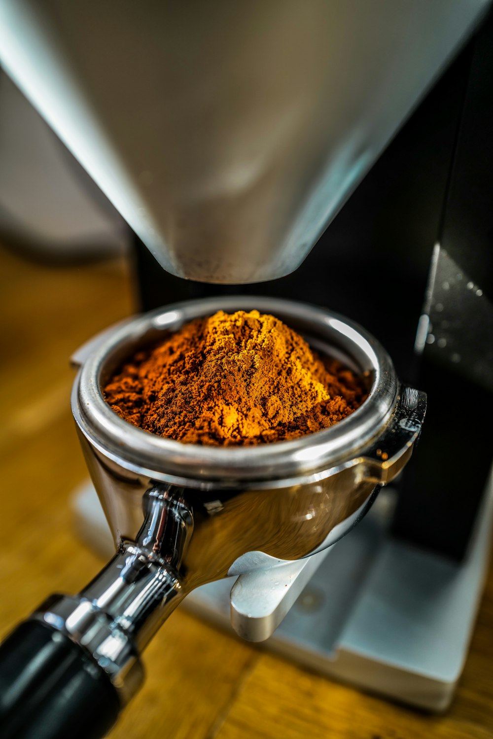 a close up of a grinder with some food in it