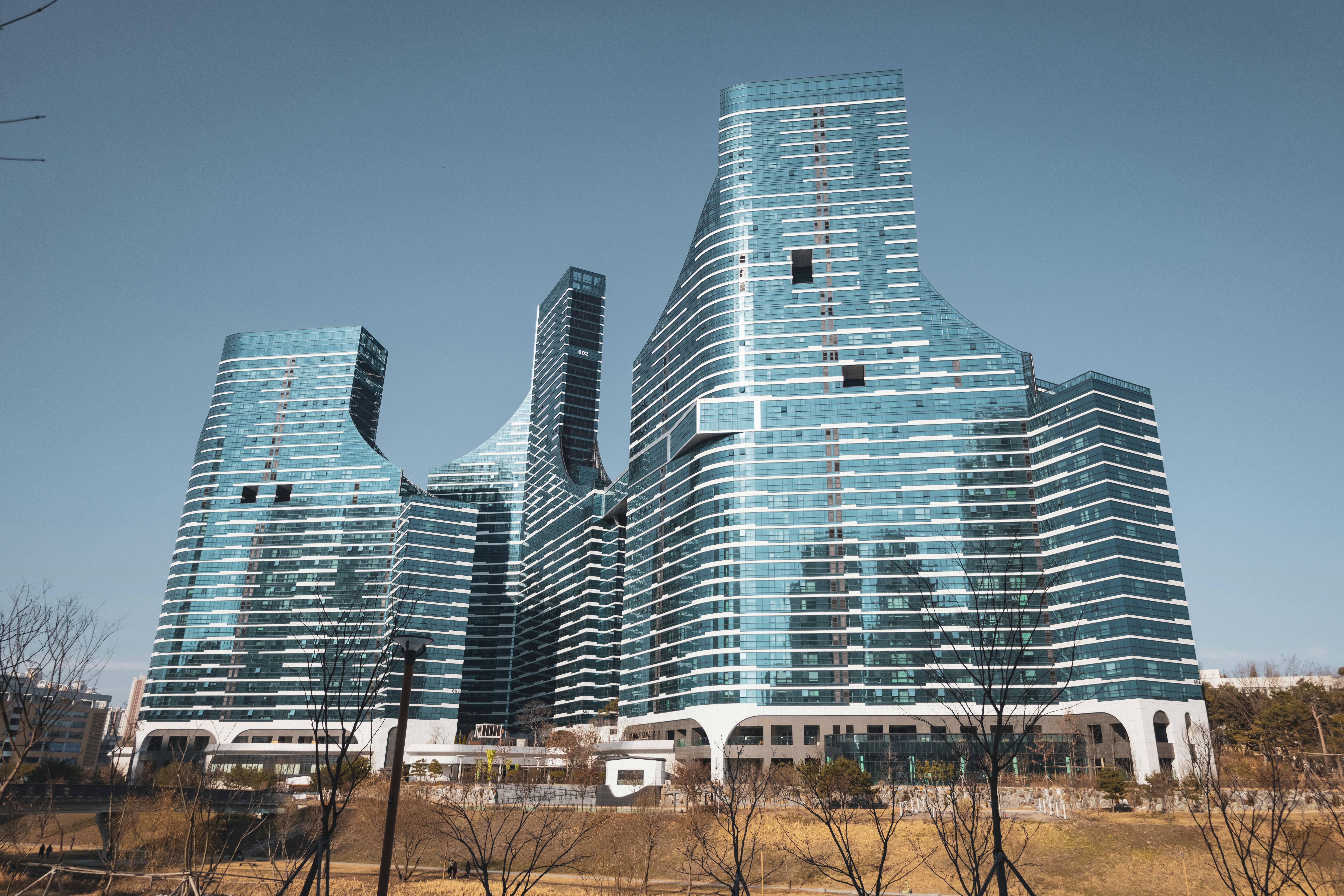 Modern apartment complex