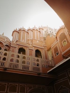 a large building with a balcony and balconies