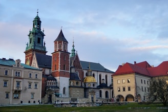 a large building with a clock tower on top of it