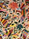 Close-up of a colorful traditional embroidery piece from Conselho da Lagoa.