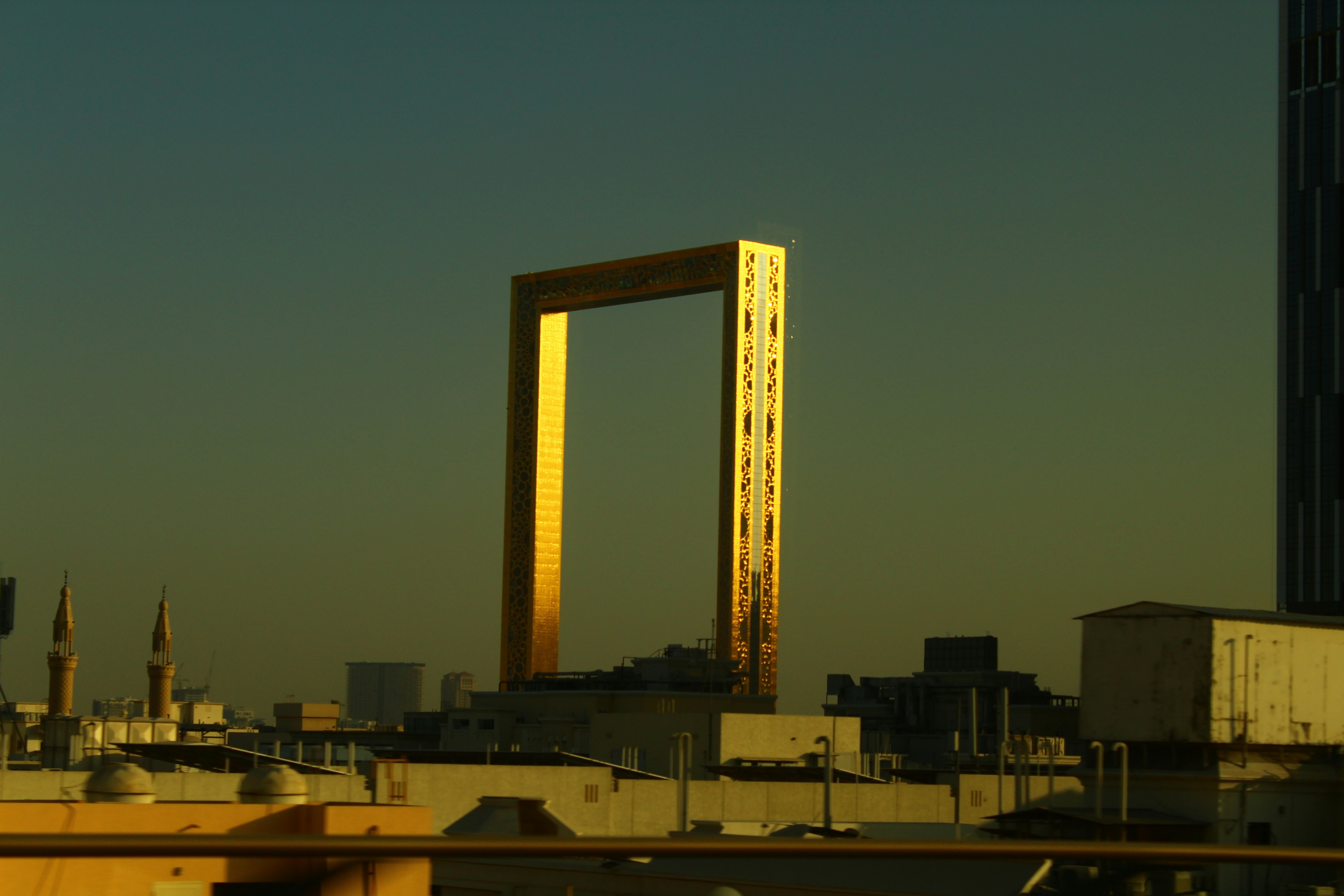 a view of a city with tall buildings