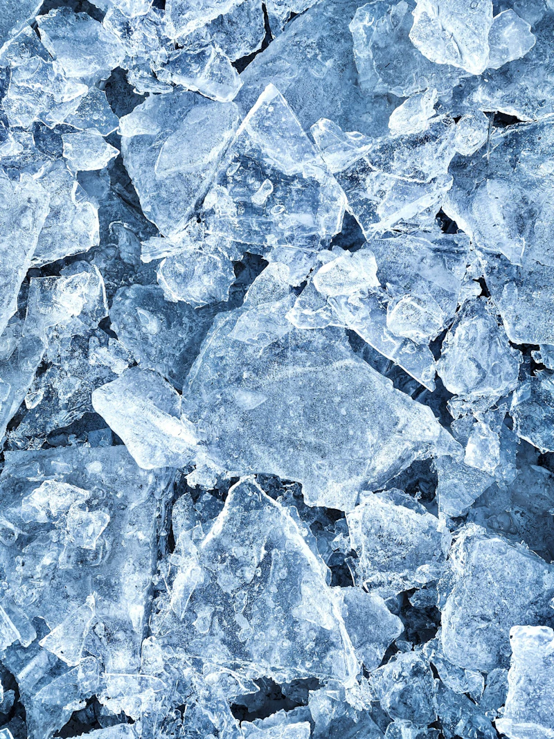 Eiskristalle - Sublimation Prozess