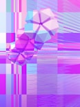 a multicolored abstract image of an umbrella
