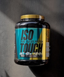 A premium whey protein product.