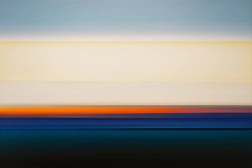 Minimalist business-themed abstract art with soft blue and gray tones.