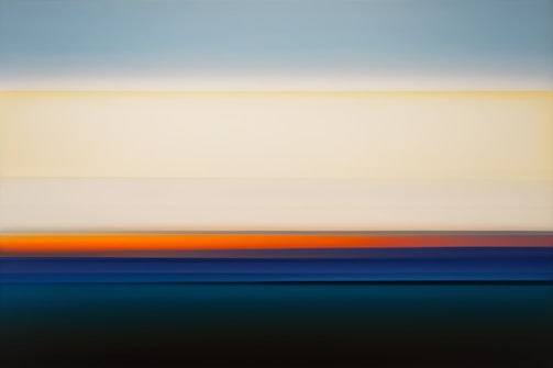 Minimalist abstract artwork featuring soft gradients and delicate line work in muted shades.