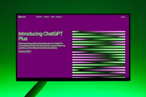 a computer screen with a green background