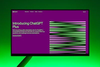 a computer screen with a green background