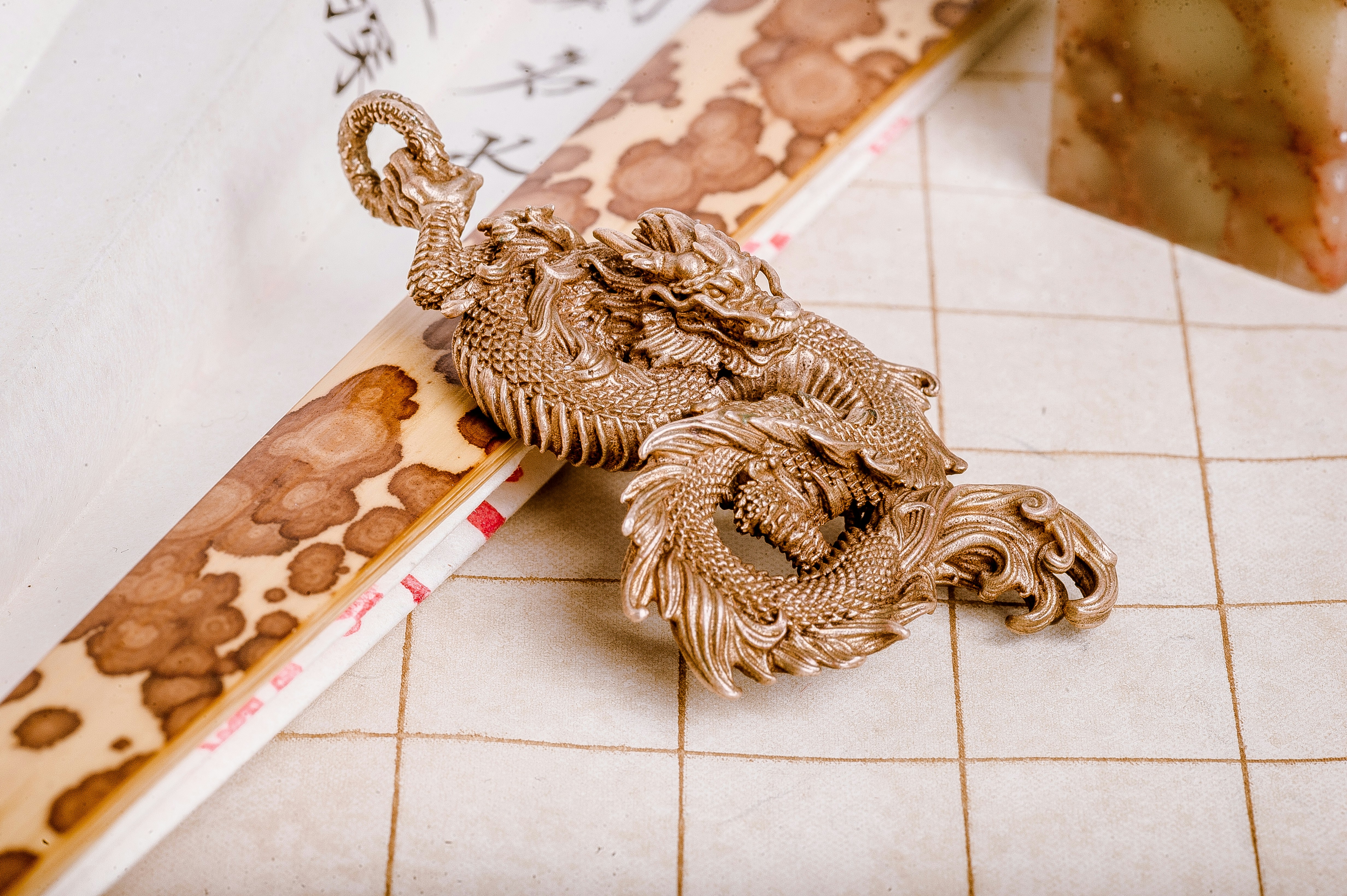 Vintage Dragon Figurine