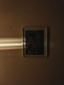 A haunting photograph capturing the essence of underground nightlife.
