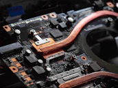 Macro shot of a power semiconductor module mounted on a ceramic substrate highlighting thermal interface.