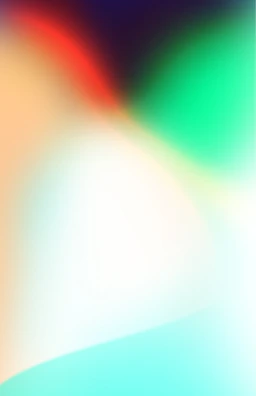 Abstract art piece featuring the main colors of the logo blending softly.