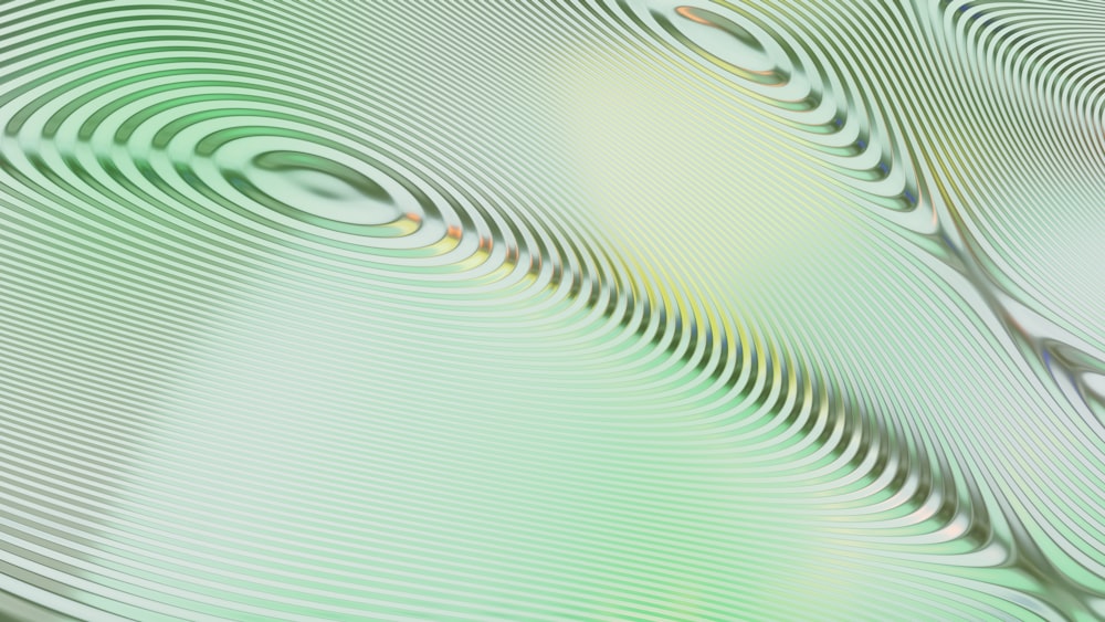 a close up of a green and white background