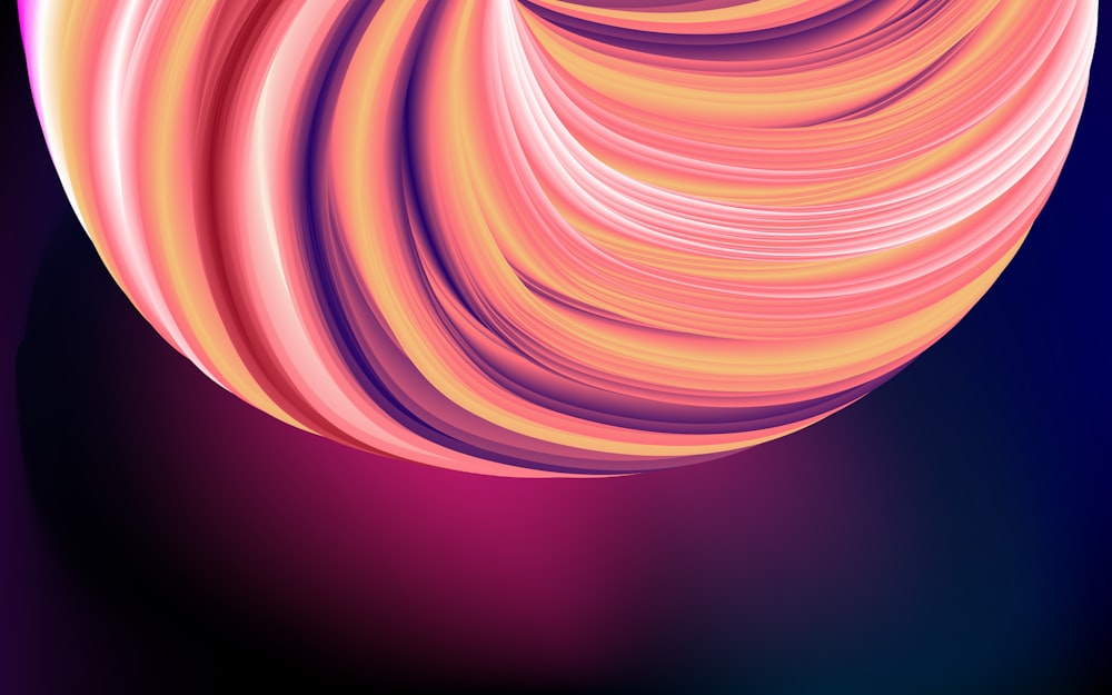 a purple and yellow abstract background with a circular design