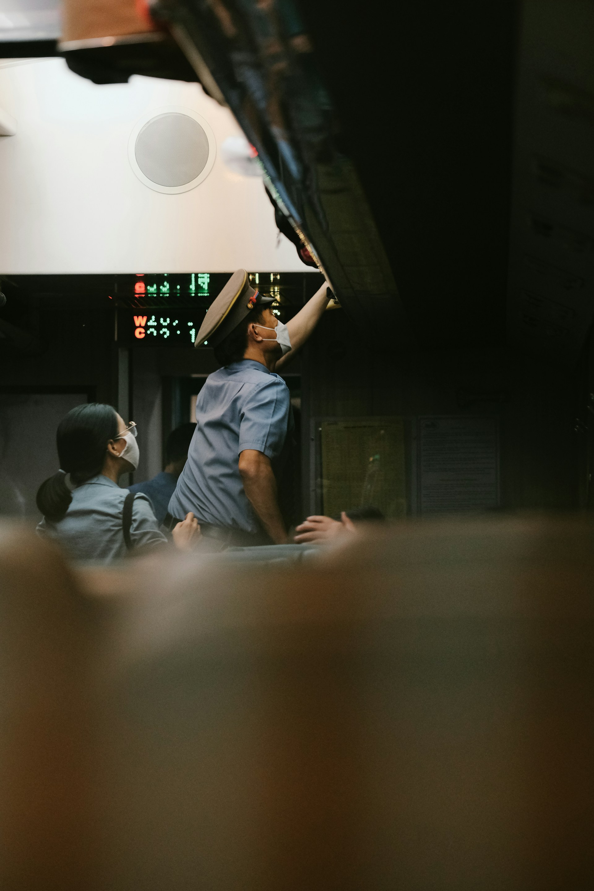 black and brown leather padded tub sofa