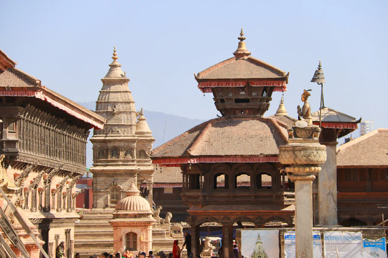 Bhaktapur Durbar Square 55-Window Palace Golden Gate Nepal