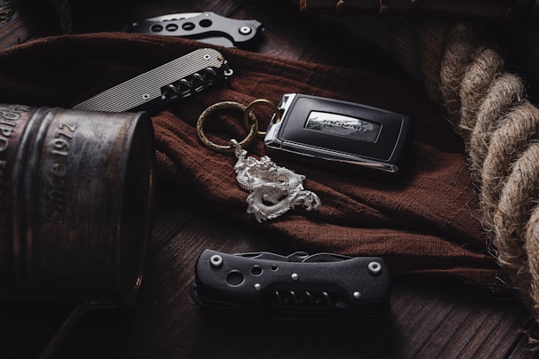 a couple of different items on a table