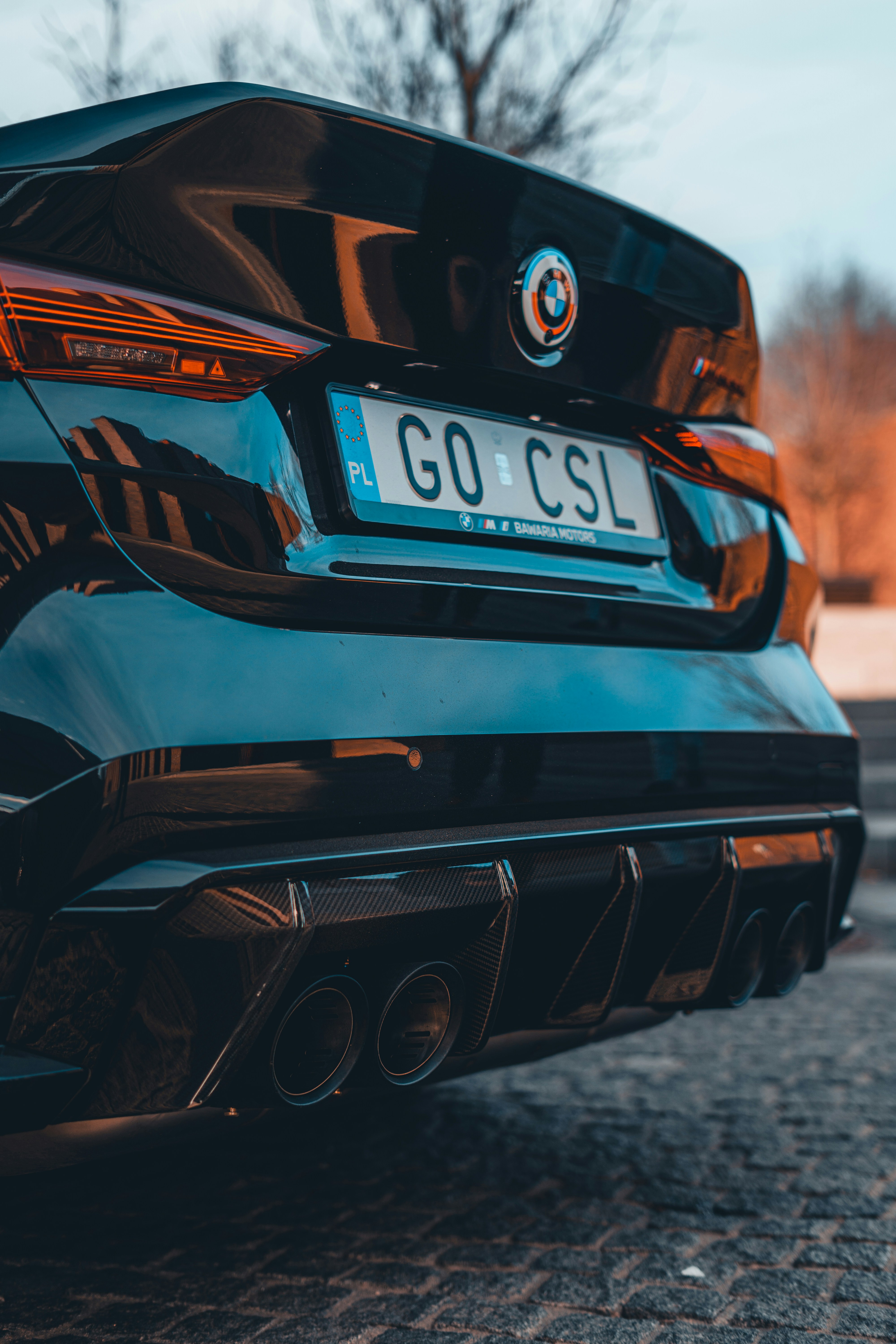 VX-S Carbon matte black rear diffuser and exhaust detail