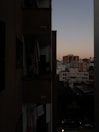 Sunset view from the apartment balcony.