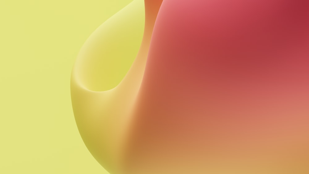 a close up of a yellow and red background