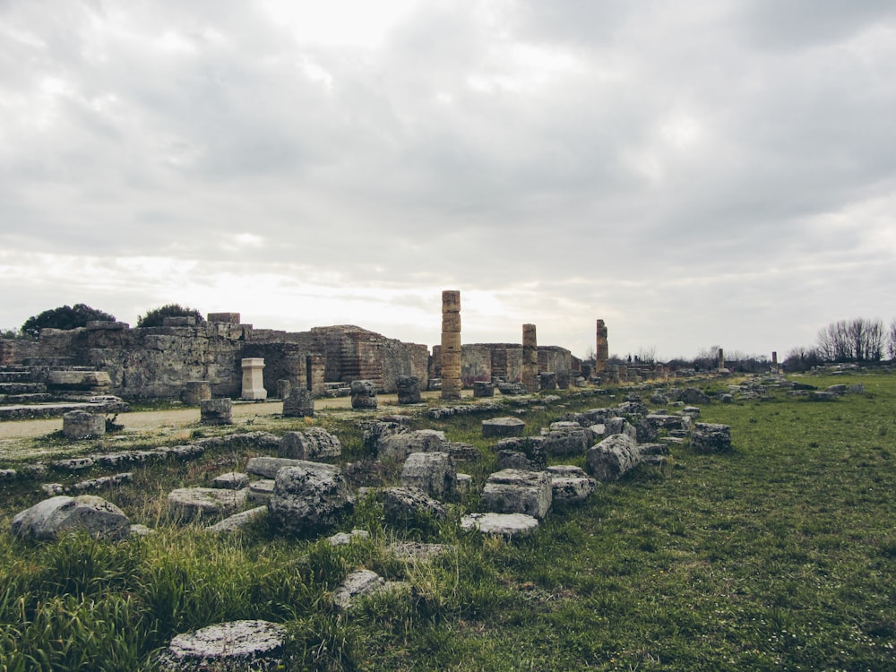 Le rovine dell'antica città di Pompei